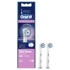 Oral-B Sensitive Clean Ανταλλακτικές Κεφαλές με Λεπτές Ίνες για Ευαίσθητα Ούλα, 2τεμ