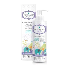 Pharmasept Hydrating Milk Βρεφικό Ενυδατικό Γαλάκτωμα με Φυτικά Έλαια Για Σώμα Και Πρόσωπο, 250ml