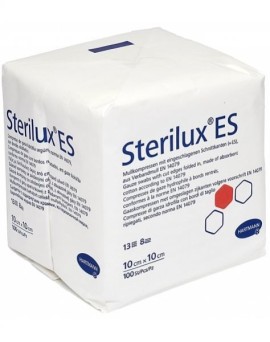 Sterilux ES Γάζες μη Αποστειρωμένες 13 Κλωστων 100 τεμ. - 10 x 10cm