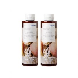 Korres 1+1 ΔΩΡΟ Peach Blossom Showergel Αφρόλουτρο Άνθη Ροδακινιάς, 250ml