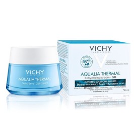 Vichy Aqualia Thermal Gel Cream Pot Λεπτόρρευστη Κρέμα για 48ωρη Ενυδάτωση για Κανονική/Μεικτή Επιδερμίδα, 50ml