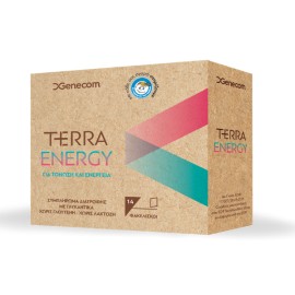 Genecom Terra Energy, βοηθά στην παραγωγή ενέργειας, στην ισορροπία των ηλεκτρολυτών και στη μείωση της κούρασης και της κόπωσης,14sachets