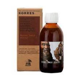 Korres Honey Base Syrup Αρωματικό Σιρόπι Συμπλήρωμα Διατροφής με Μέλι, Μάραθο, Γλυκάνισο, 200ml